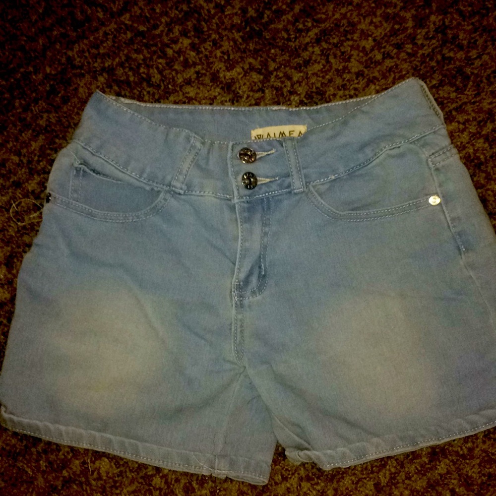High waisted blue jean shorts. GREAT CONDITION!!